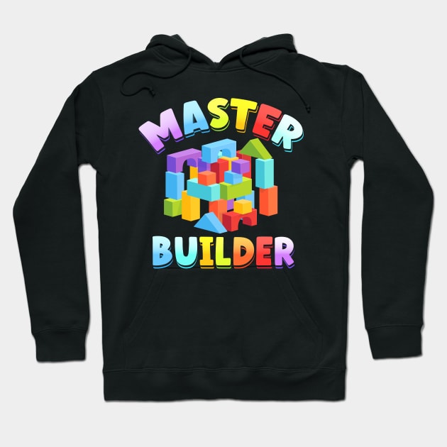 Master Builder Colorful Cubes Hoodie by TheDesignDepot